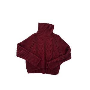 MOON & MADISON Red Knit Turtleneck Size L